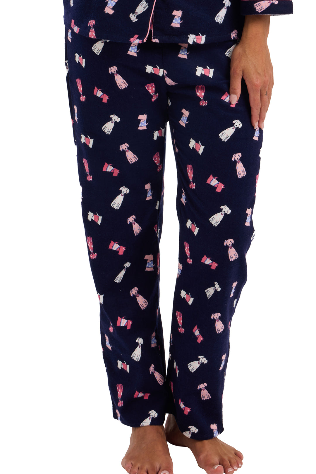 Playful Pooch  Cosy Brushed Cotton Printed Pyjama Set