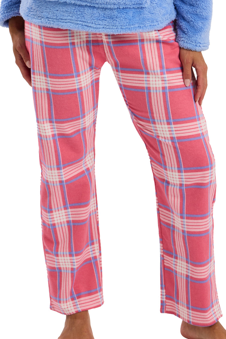 Lizzie Cosy Fleece Top & Brushed Cotton Pant Pyjama Set