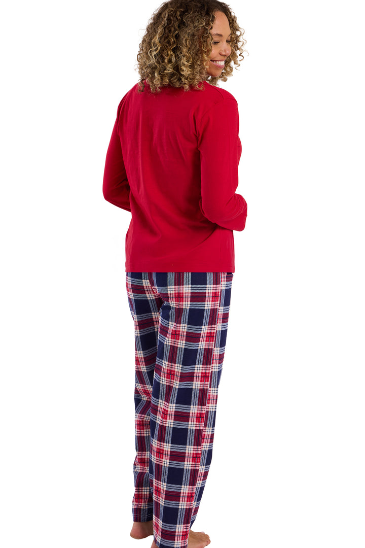 Rosie Pure Cotton Jersey Long Sleeve Pyjama Set