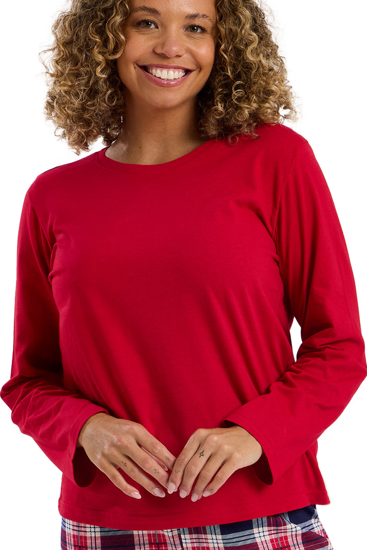 Rosie Pure Cotton Jersey Long Sleeve Pyjama Set