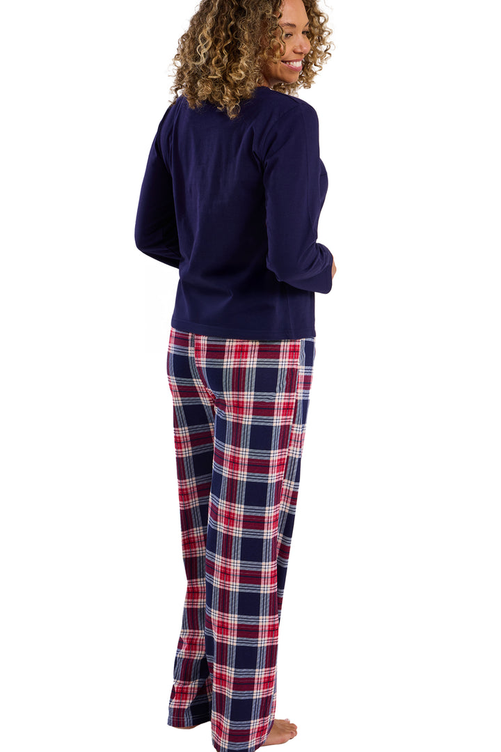 Rosie Pure Cotton Jersey Long Sleeve Pyjama Set