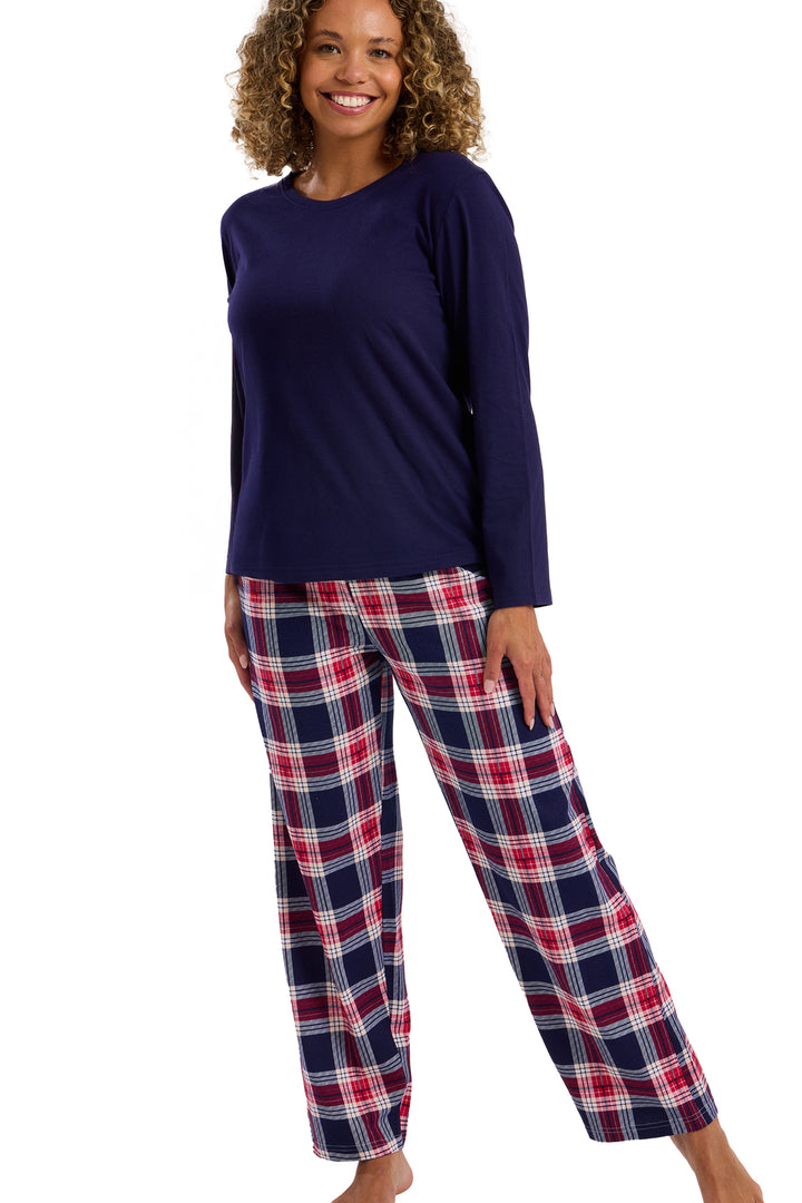 Rosie Pure Cotton Jersey Long Sleeve Pyjama Set