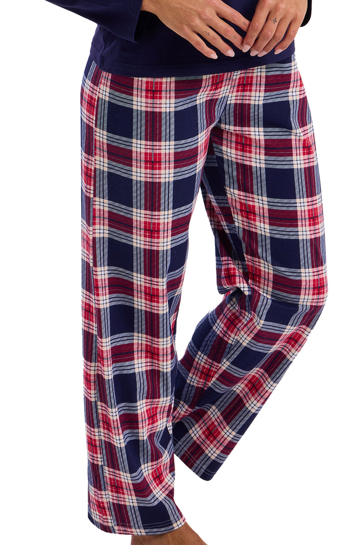 Rosie Pure Cotton Jersey Long Sleeve Pyjama Set