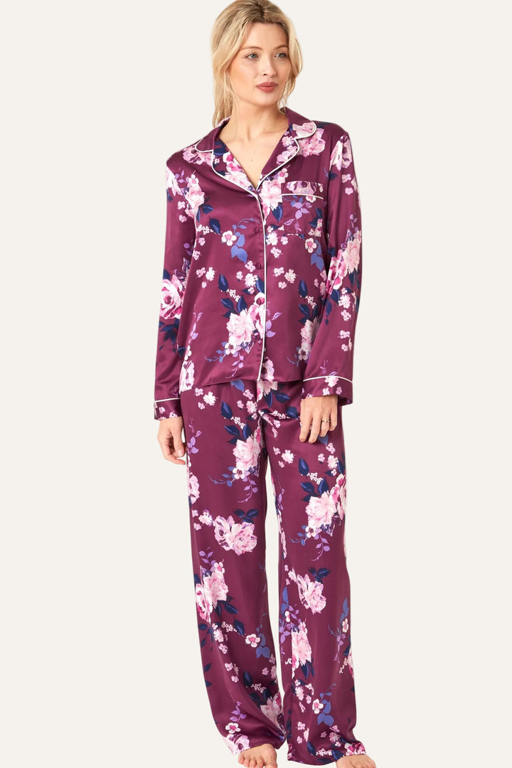 Astara Printed Piped Pyjama