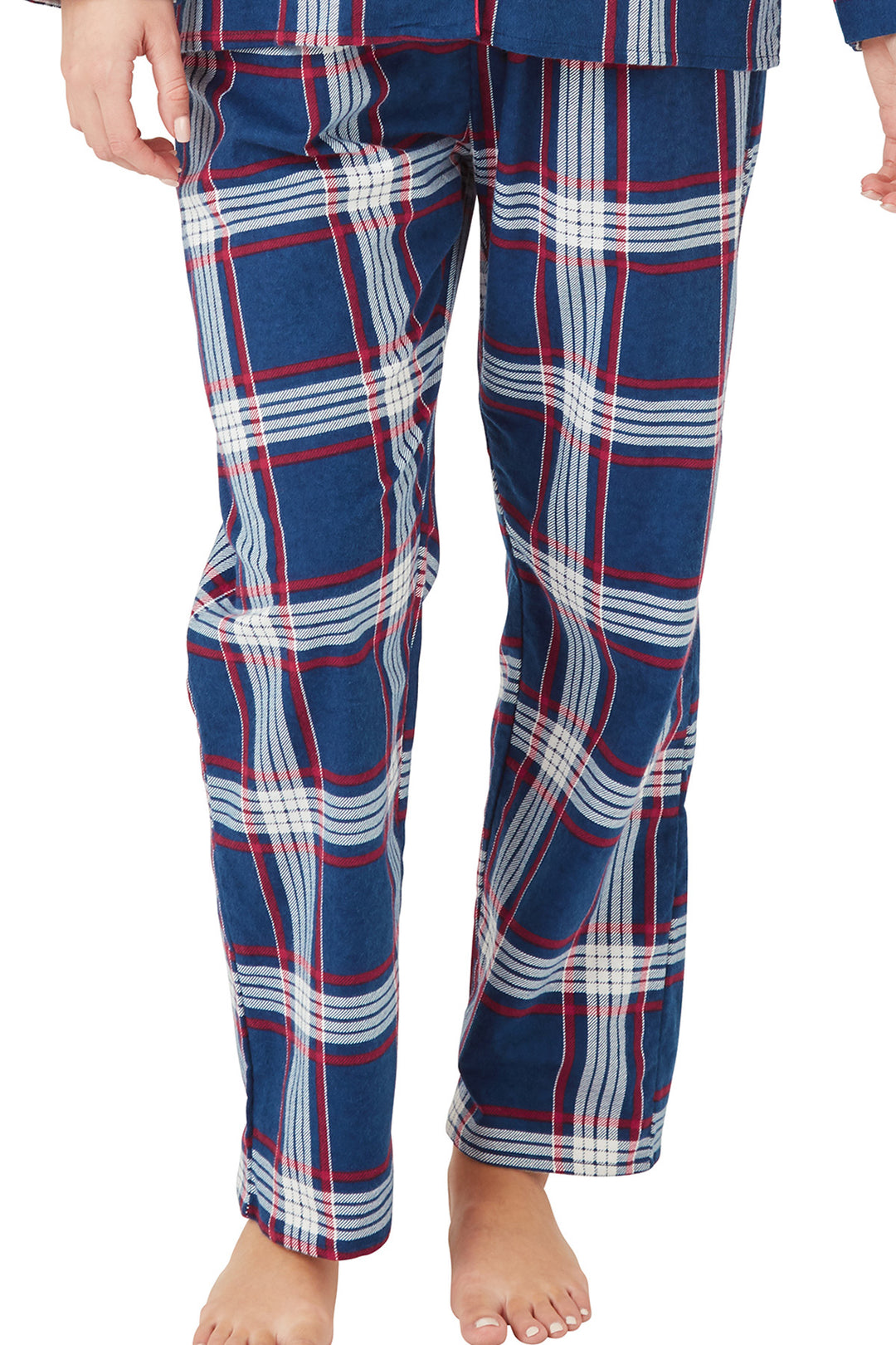 Cosy Winter Tartan Brushed Cotton Printed Pyjama Set