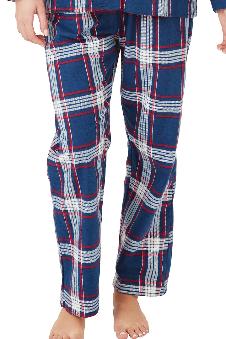 Cosy Winter Tartan Brushed Cotton Printed Pyjama Set