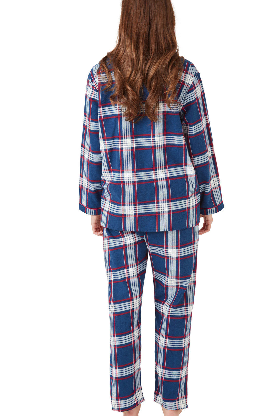 Cosy Winter Tartan Brushed Cotton Printed Pyjama Set