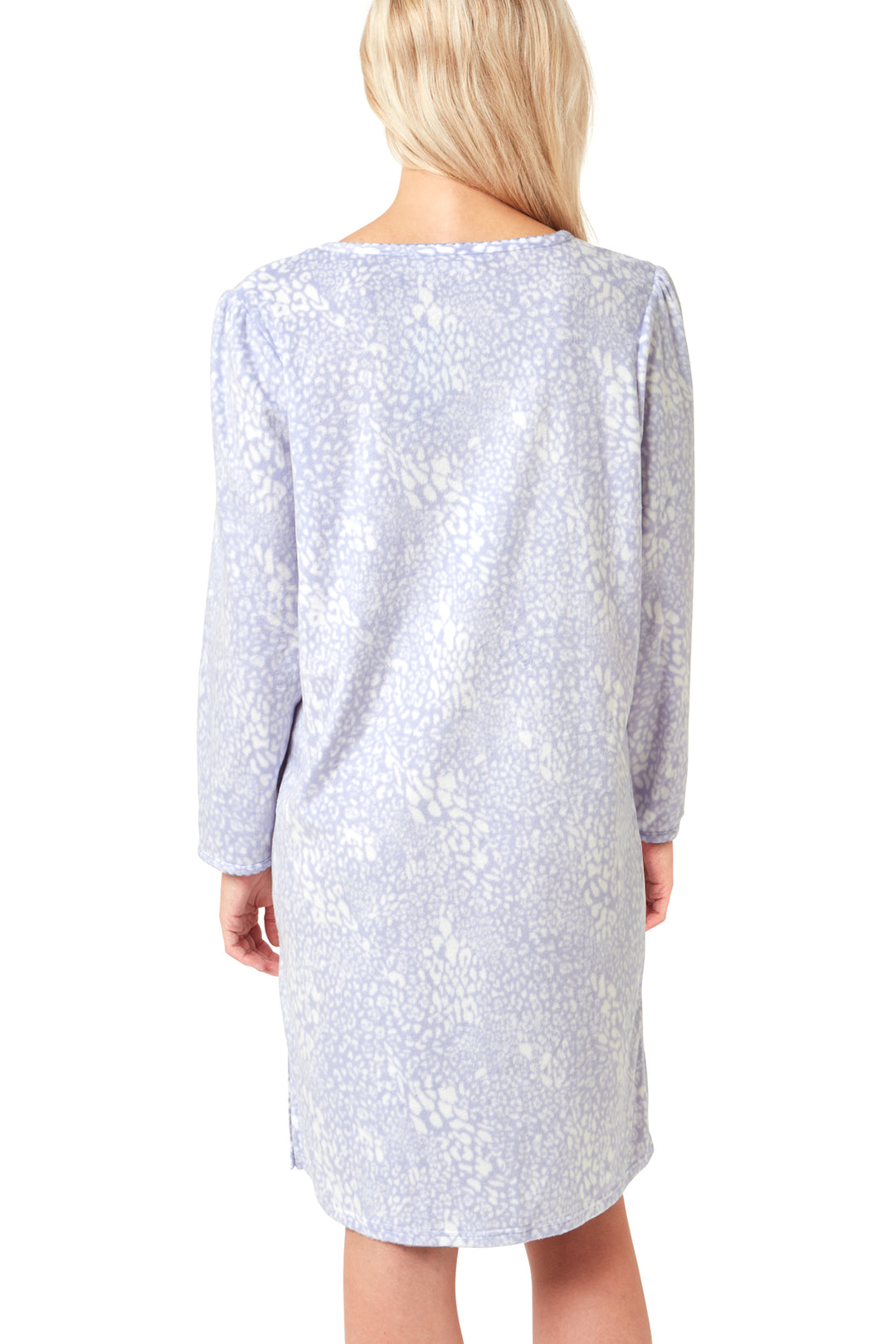 Pastel Animal Print Cosy Fleece Nightie