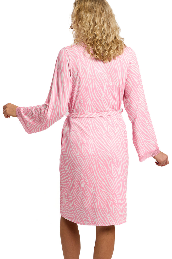 Soft & Stretchy Zebra Print Jersey Kimono