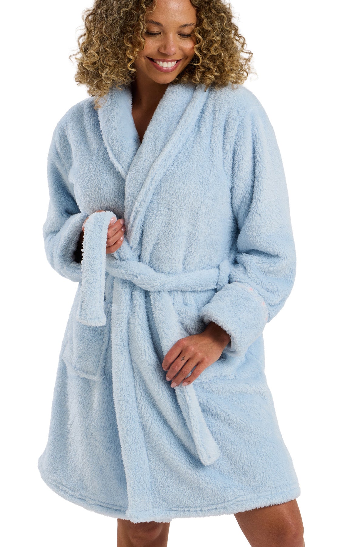 Plush & Cosy Shawl Collar Fleece Robe