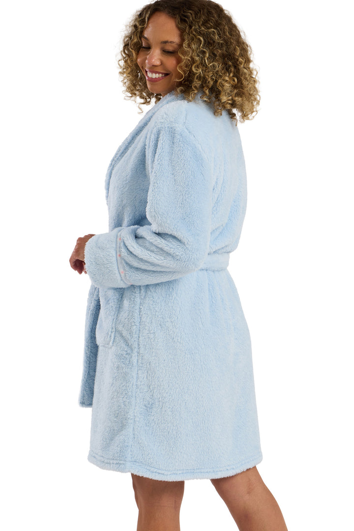 Plush & Cosy Shawl Collar Fleece Robe