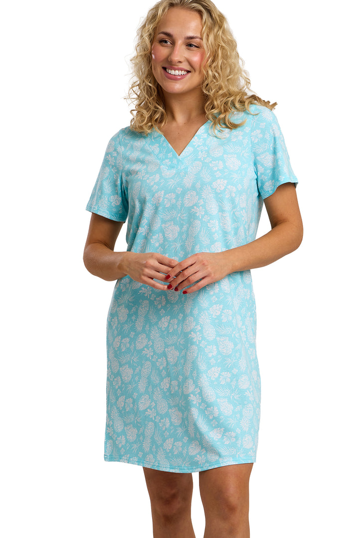 Pineapple Print  Soft & Comfy Jersey Nightshirt