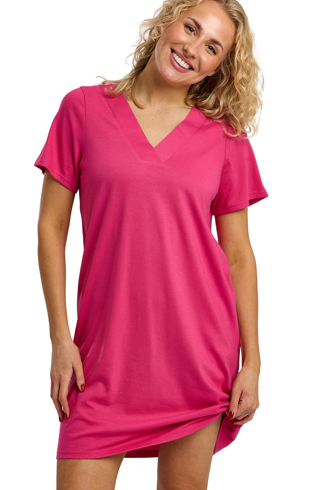 Soft & Comfy Bright Jersey Nightshirt