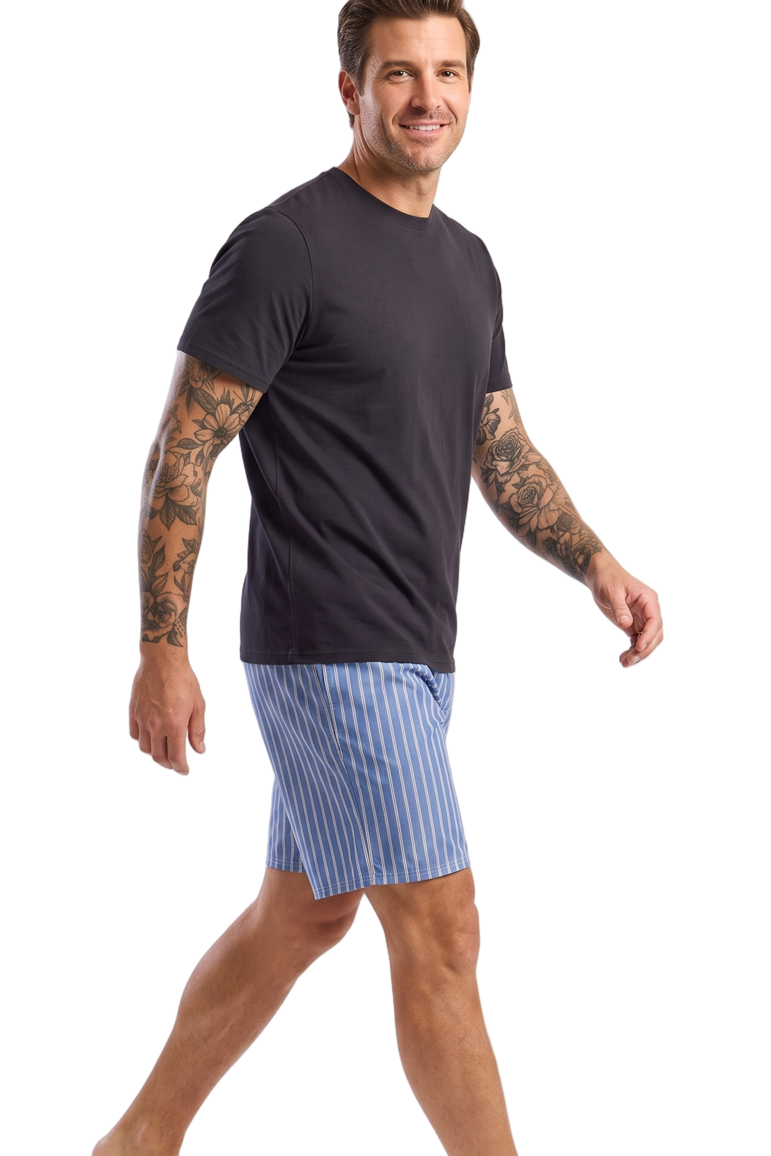 West Ridge Relaxed Tee Shirt & Woven Shorts Pyjama Set