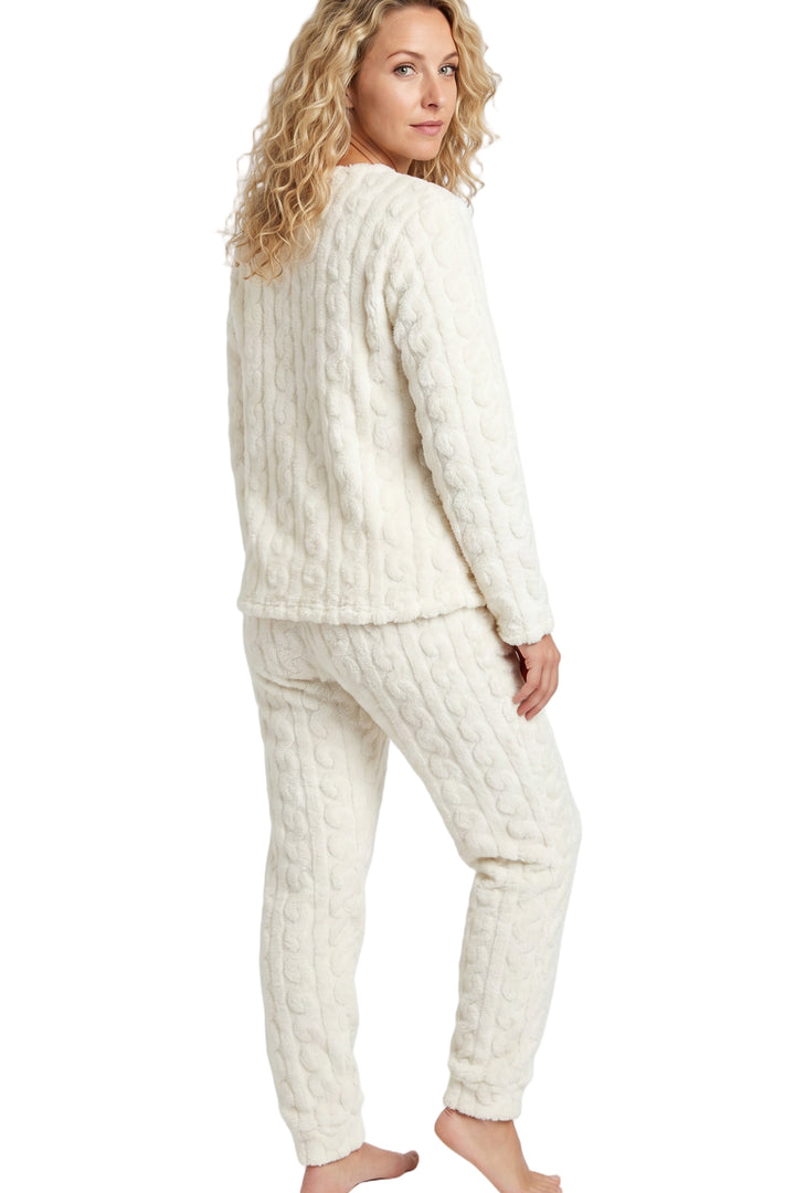 Cosy Cable Fleece Loungewear Set