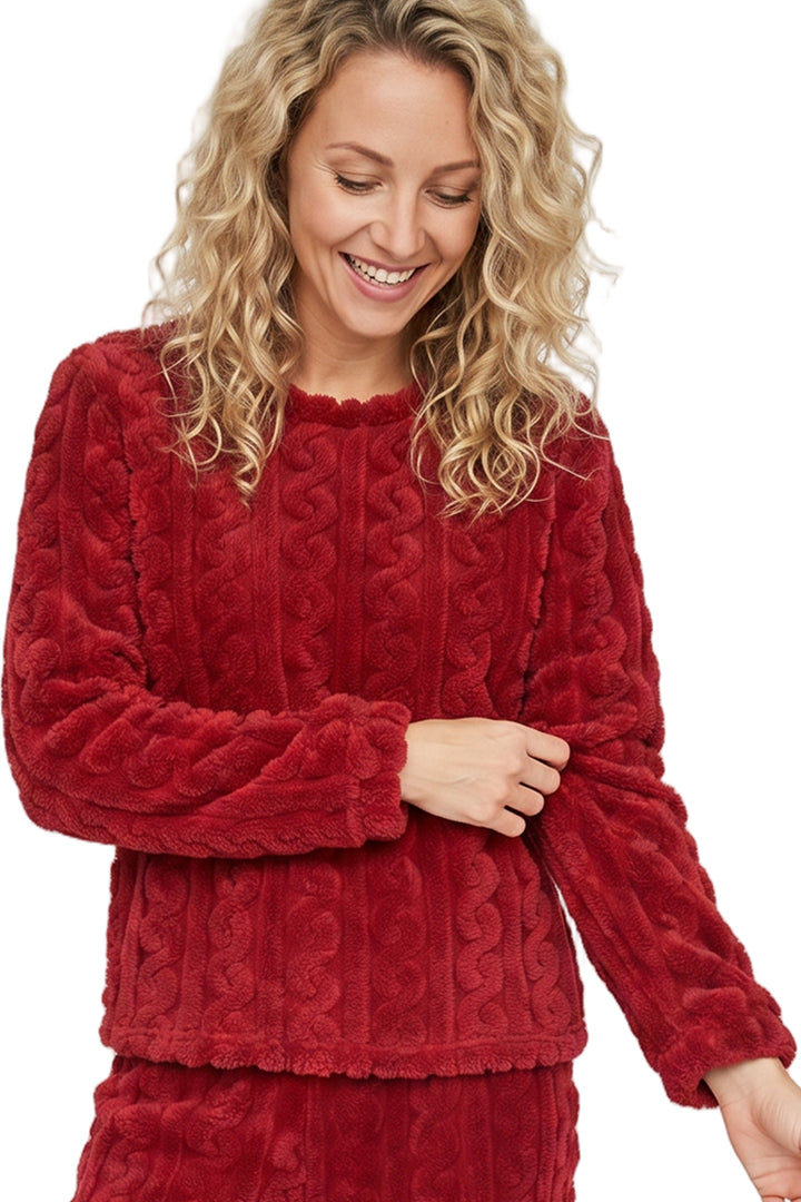 Cosy Cable Fleece Loungewear Set