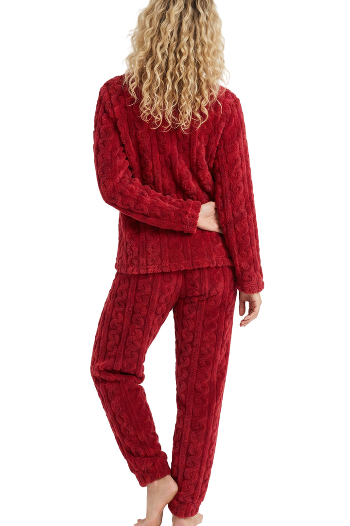 Cosy Cable Fleece Loungewear Set