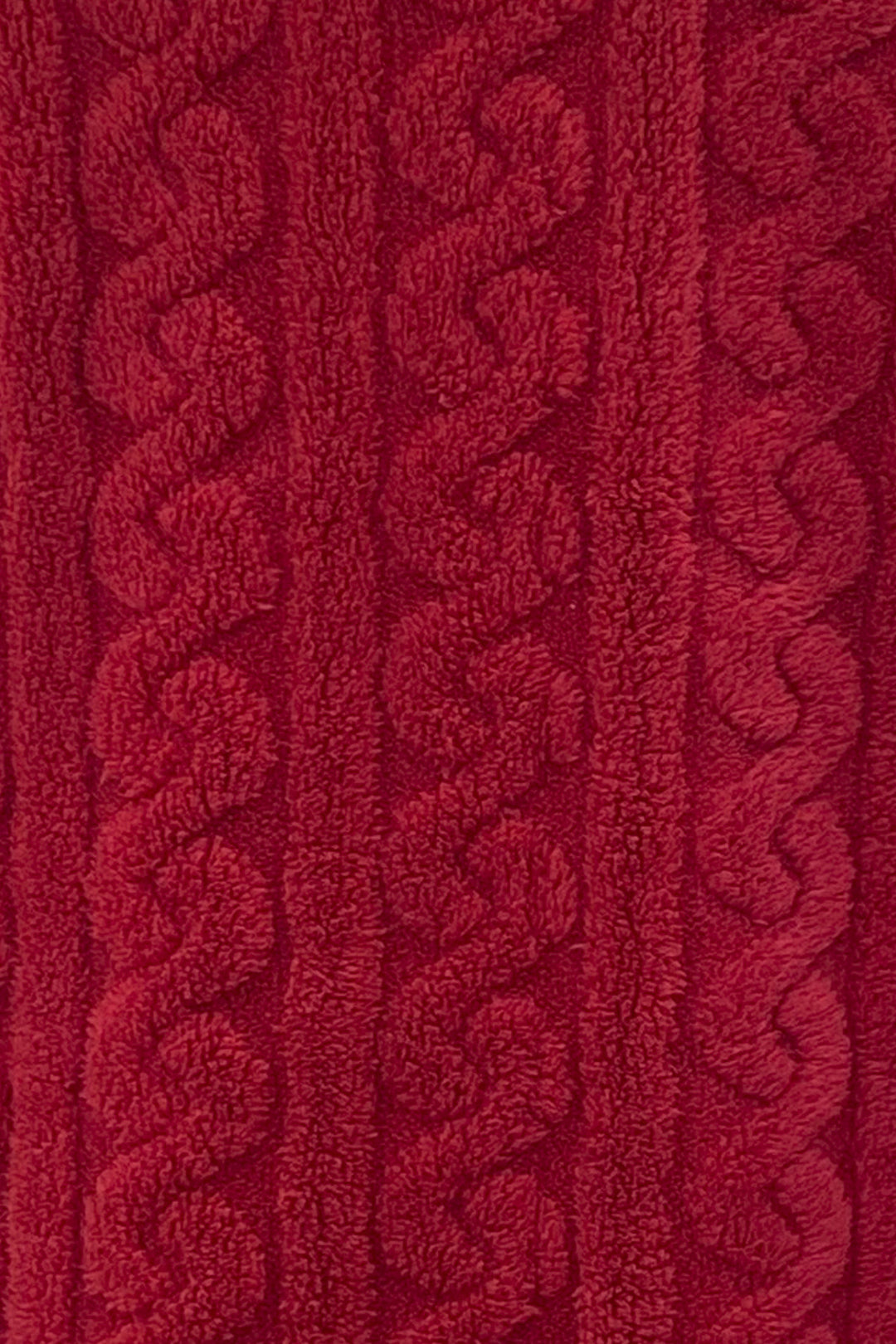 Cosy Cable Fleece Zipper Robe