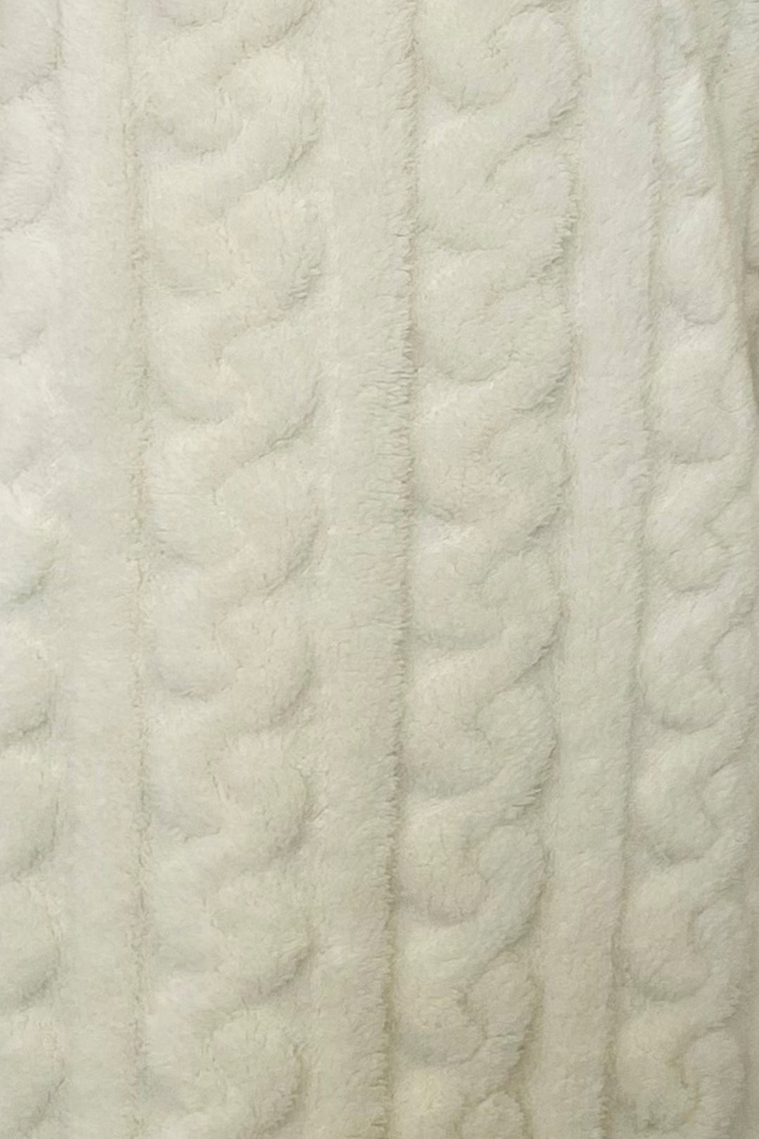 Cosy Cable Fleece Zipper Robe