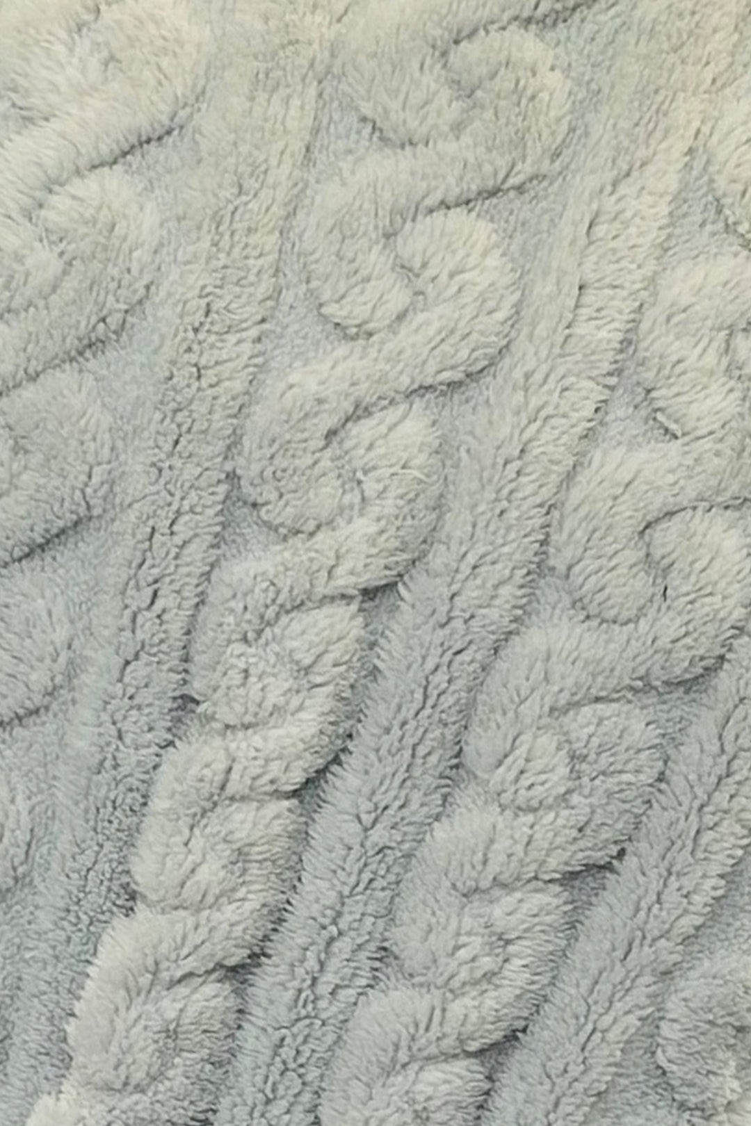 Cosy Cable Knit Fleece Robe
