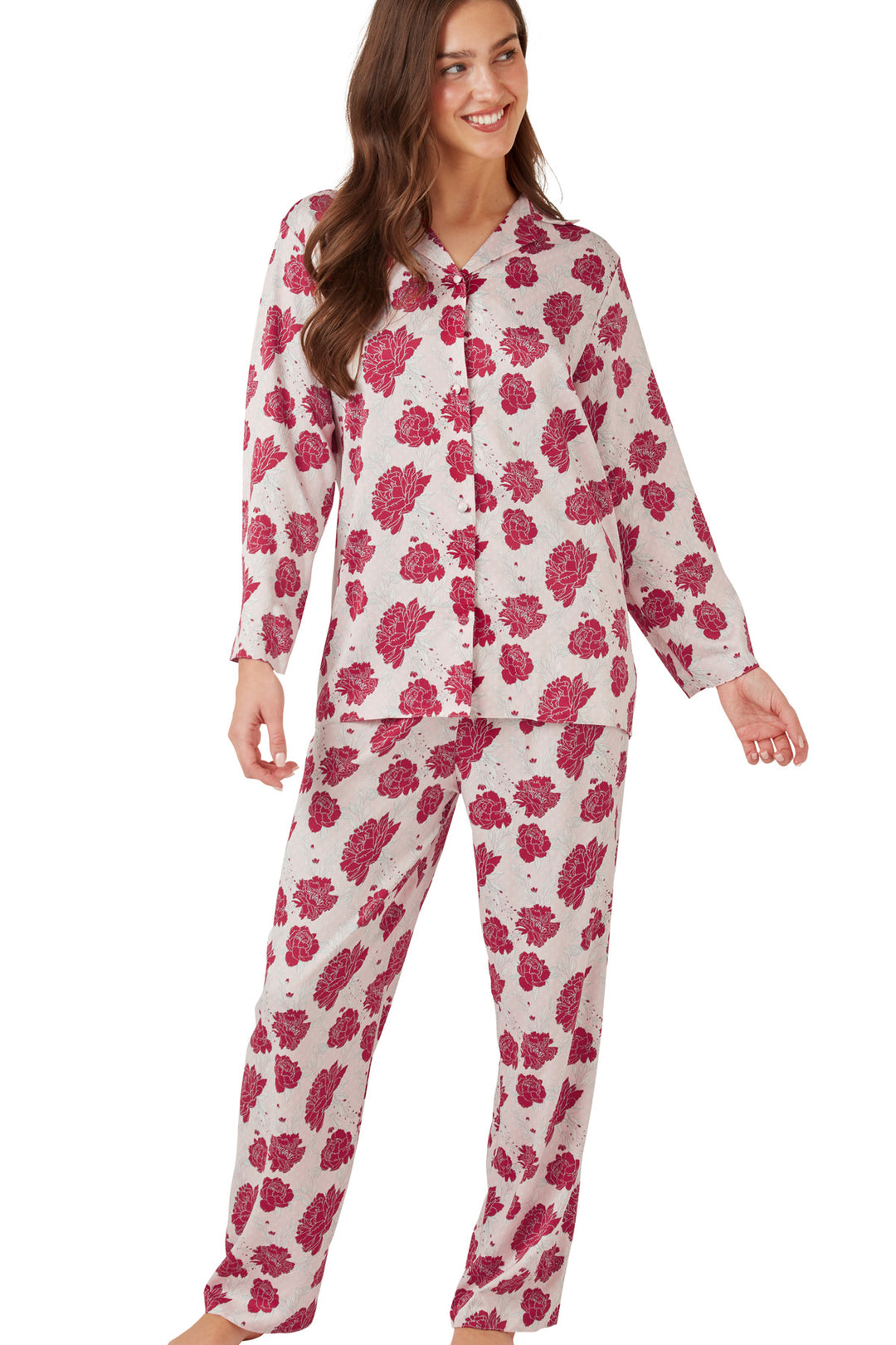 Astara Luxe Satin Print Pyjama