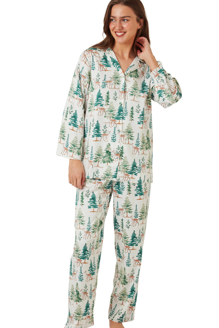Astara Luxe Satin Print Pyjama