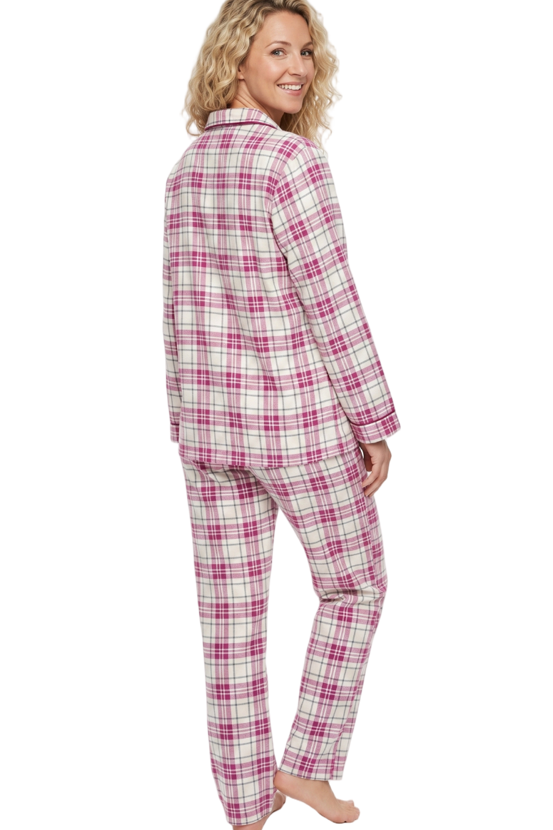 Cosy Check Brushed Cotton Pyjama Set
