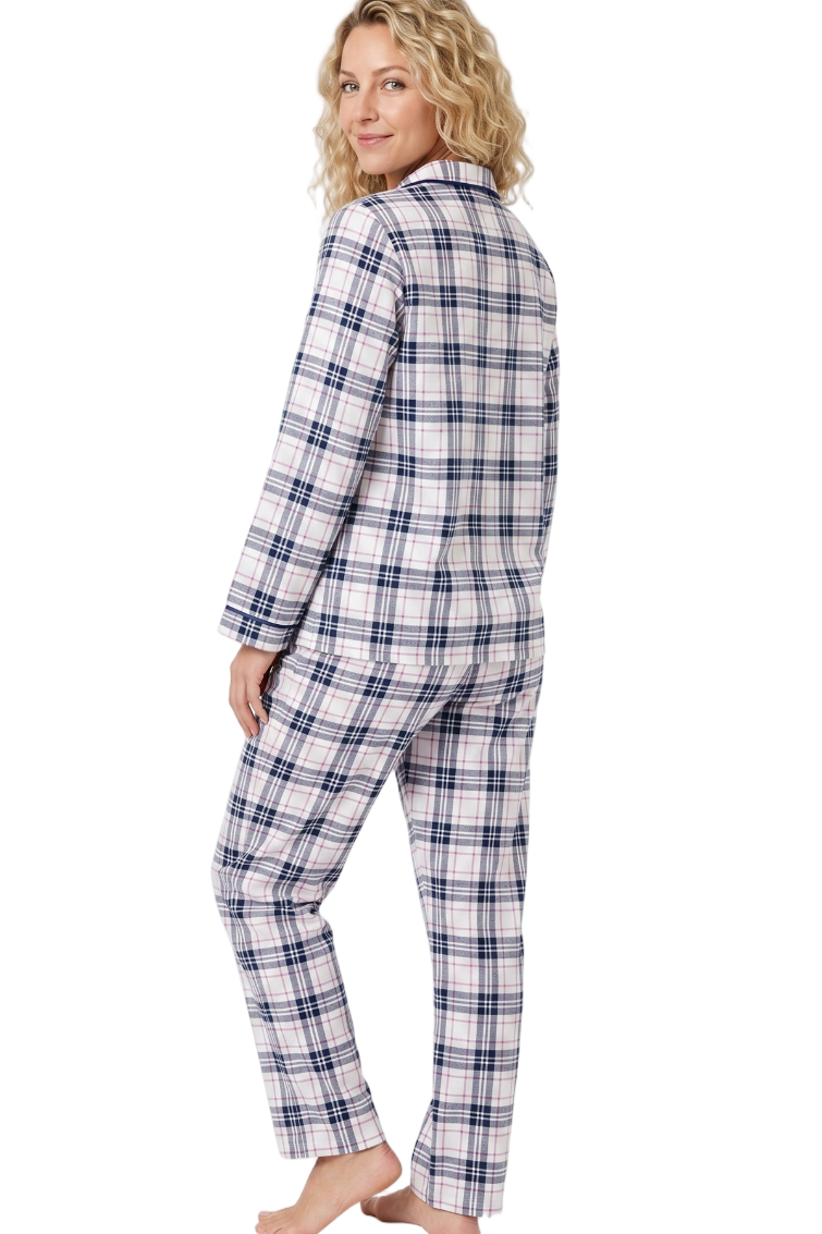 Cosy Check Brushed Cotton Pyjama Set