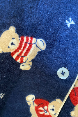 Cute Ted Brushed Cotton Pyjama Set