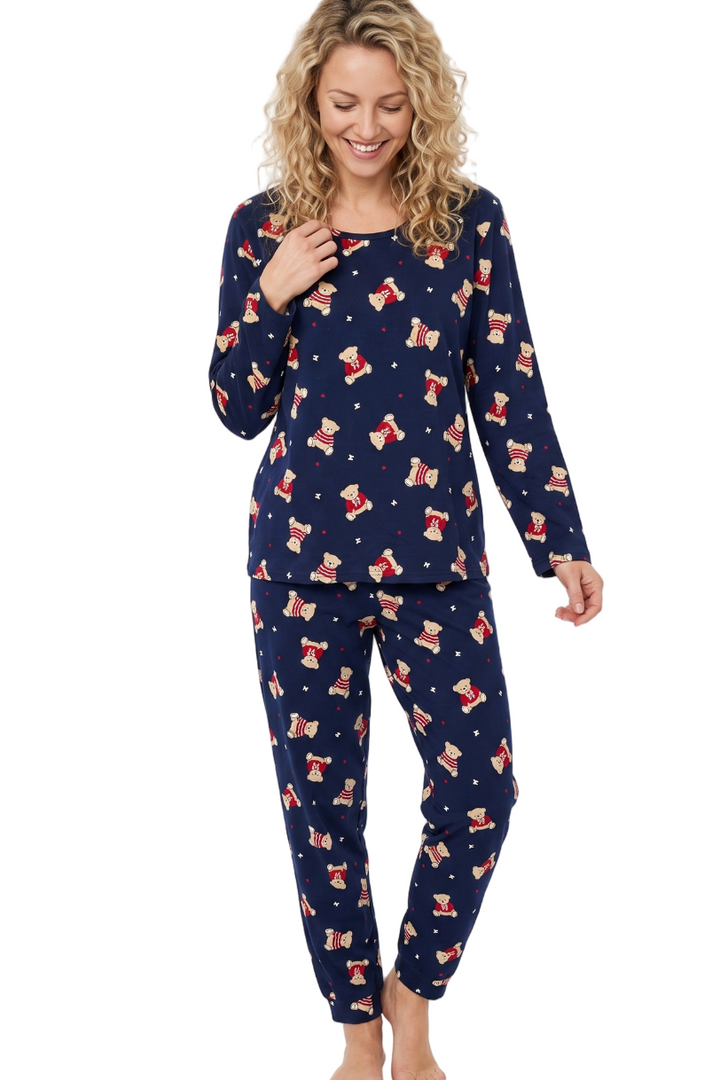 Cute Ted Pure Cotton Jogger Pyjama Set
