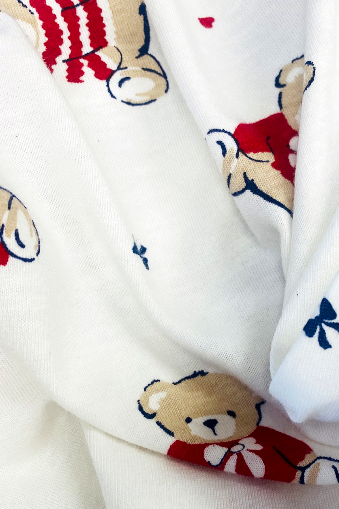 Cute Ted Pure Cotton Jogger Pyjama Set