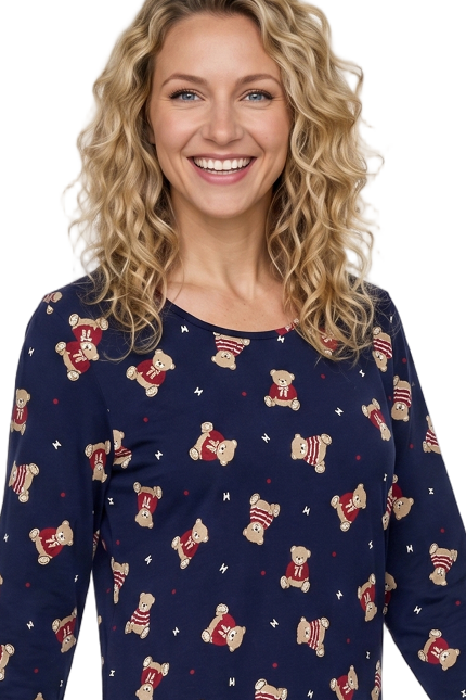 Cute Ted Pure Cotton Nightshirt