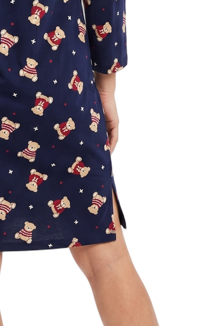 Cute Ted Pure Cotton Nightshirt
