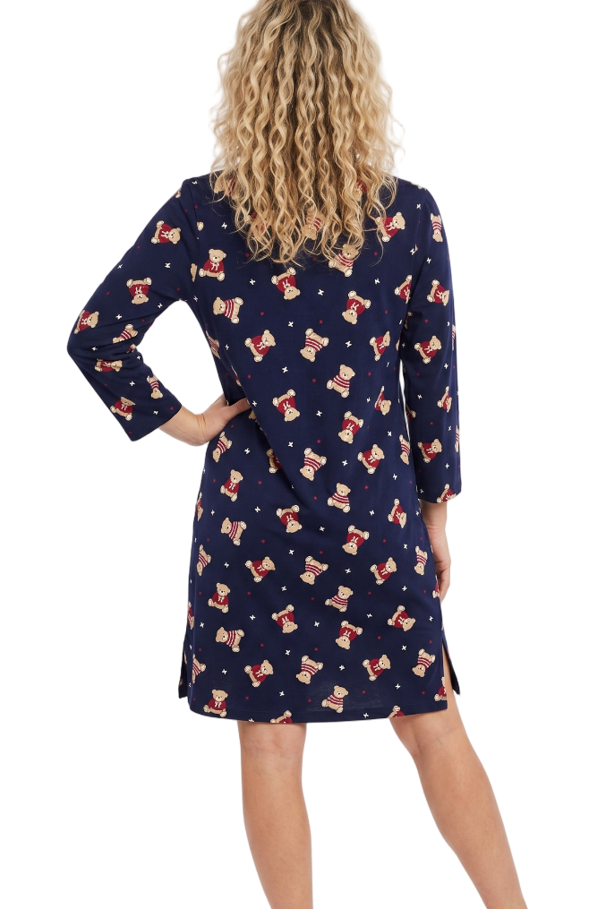 Cute Ted Pure Cotton Nightshirt