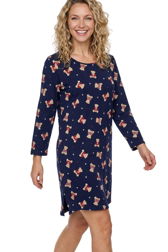 Cute Ted Pure Cotton Nightshirt