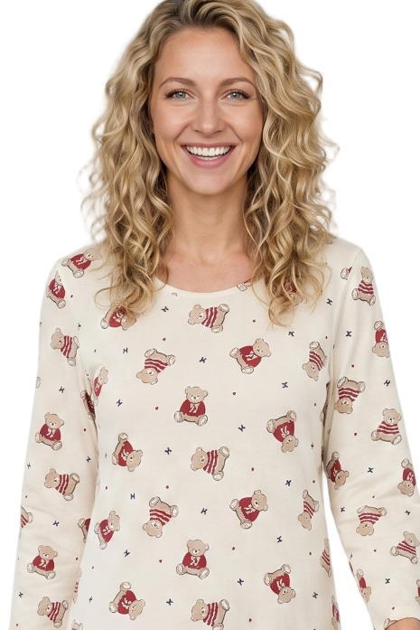 Cute Ted Pure Cotton Nightshirt