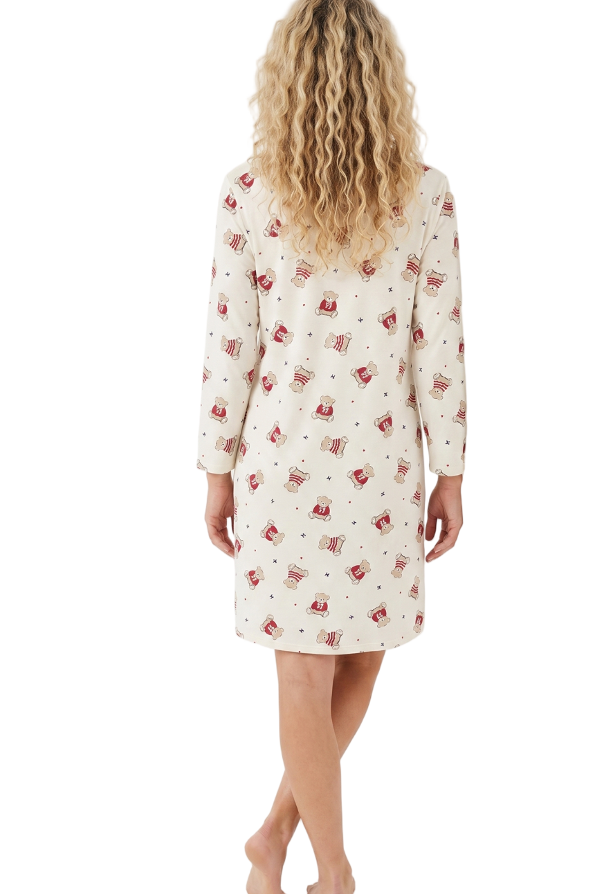 Cute Ted Pure Cotton Nightshirt