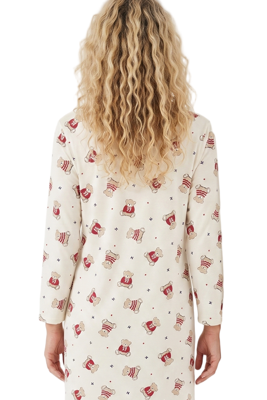Cute Ted Pure Cotton Nightshirt
