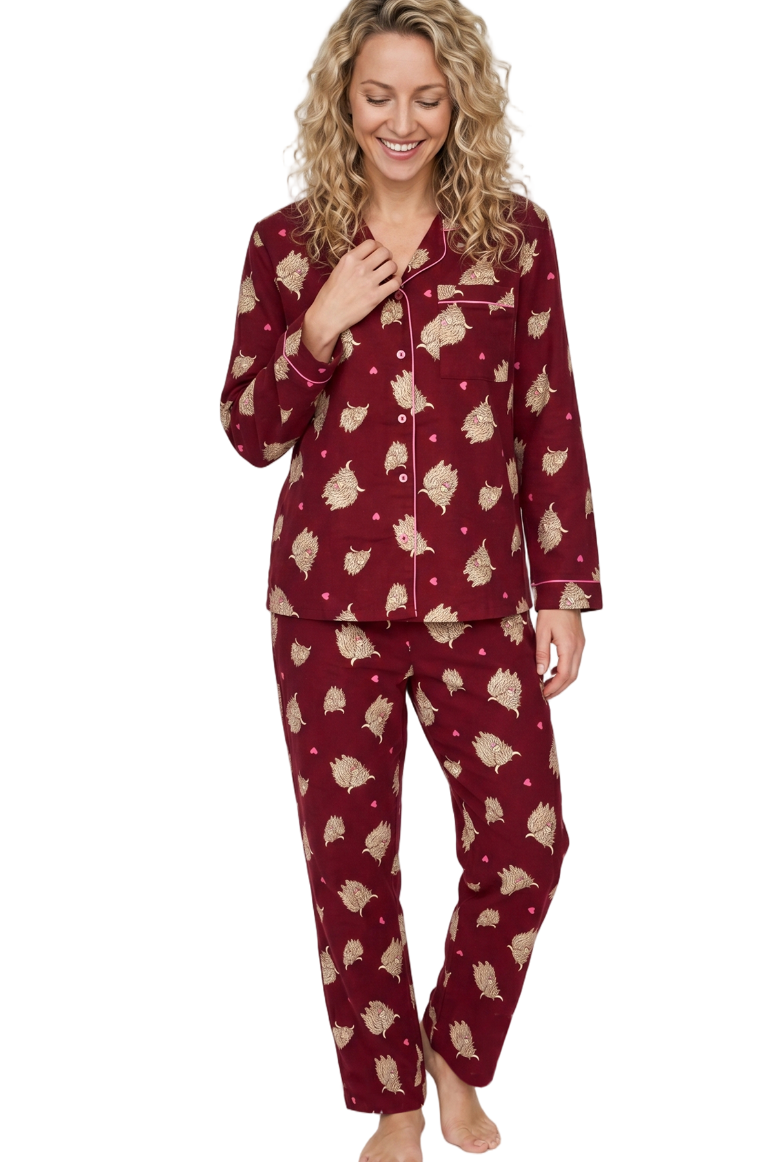 Cosy Cow Brushed Cotton Pyjama Set