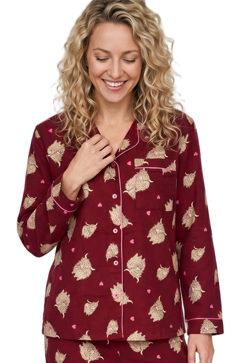 Cosy Cow Brushed Cotton Pyjama Set
