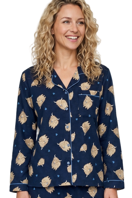 Cosy Cow Brushed Cotton Pyjama Set