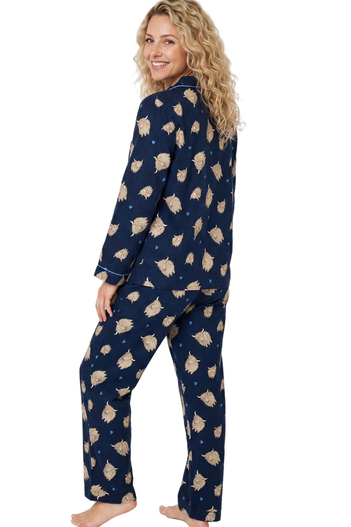 Cosy Cow Brushed Cotton Pyjama Set