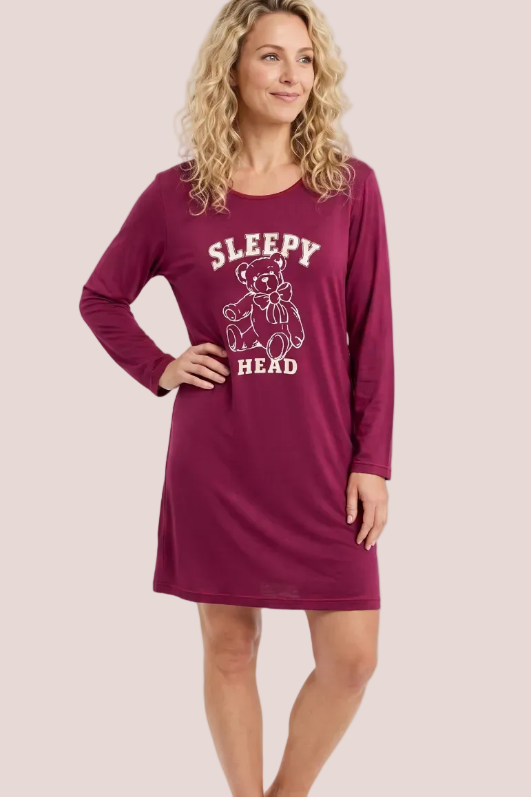 Sleepy Head Soft Nightshirt