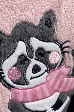 Dreamy Raccoon  Applique Fleece PJ Set