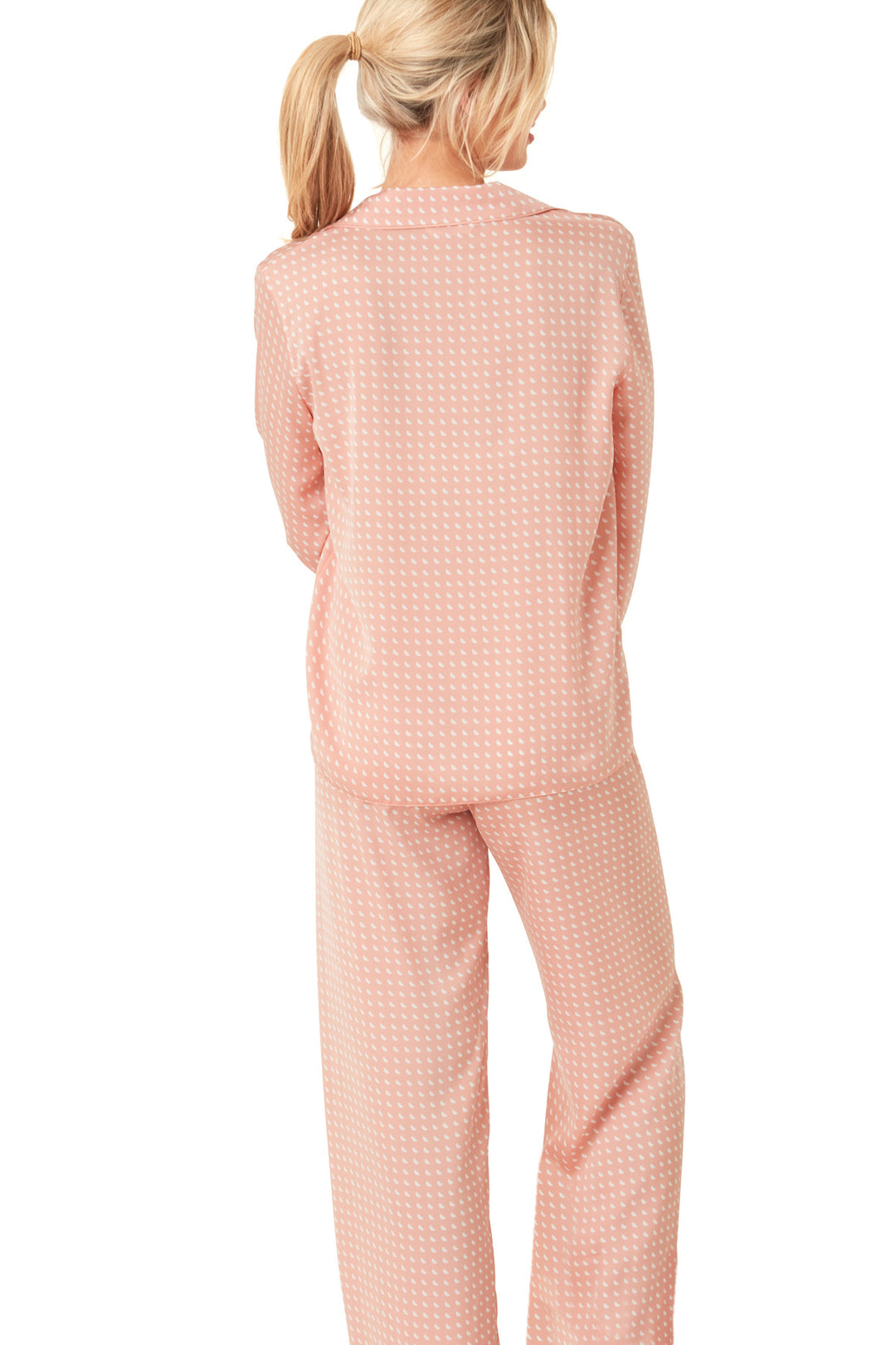 Indigo Sky Edit Moon Print Piped Pyjama Set