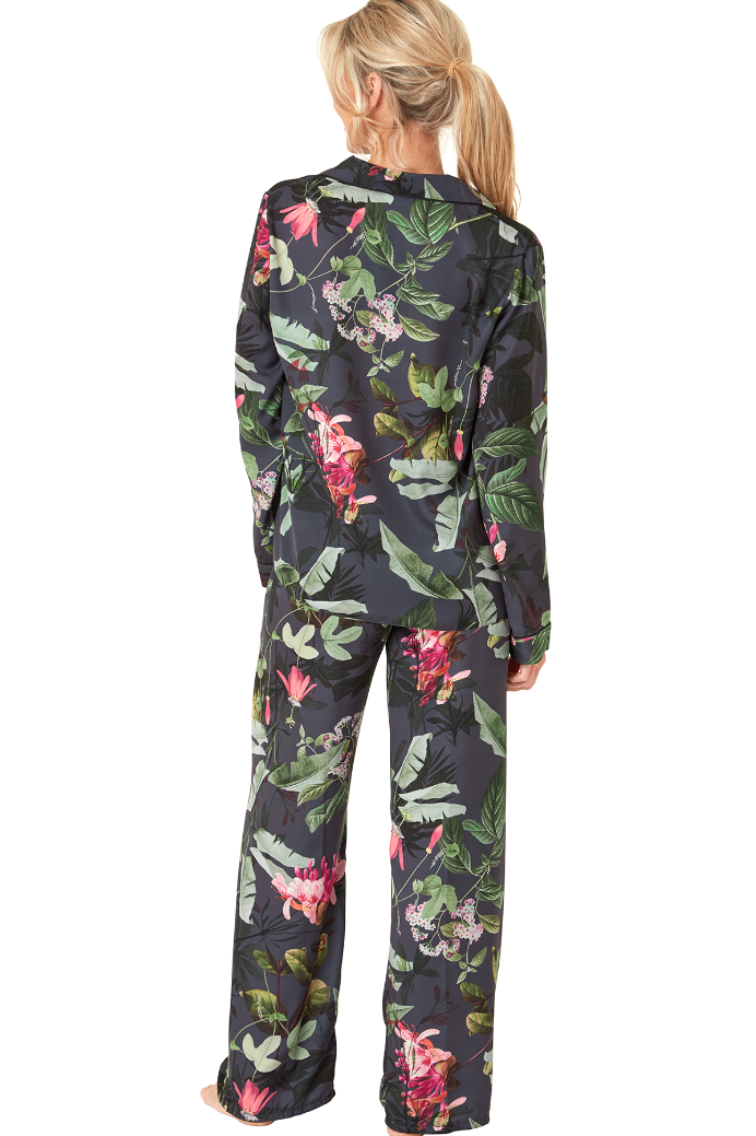 Indigo Sky Edit Luxe Print Satin Pyjamas