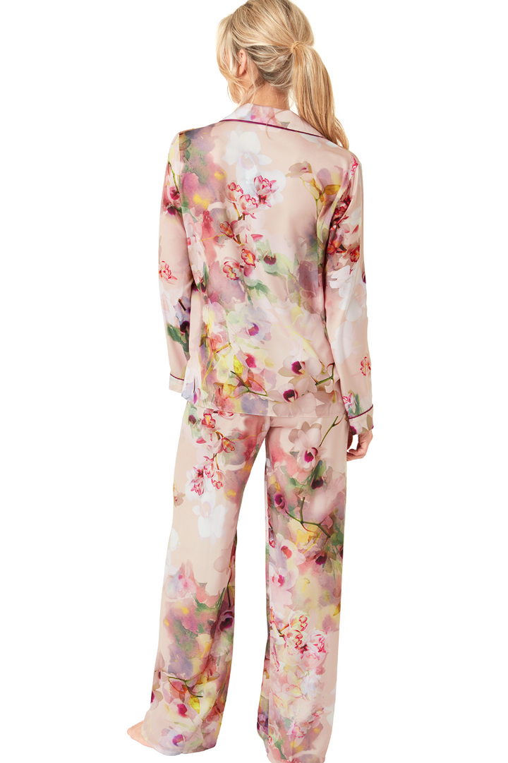 Indigo Sky Edit Luxe Print Satin Pyjamas