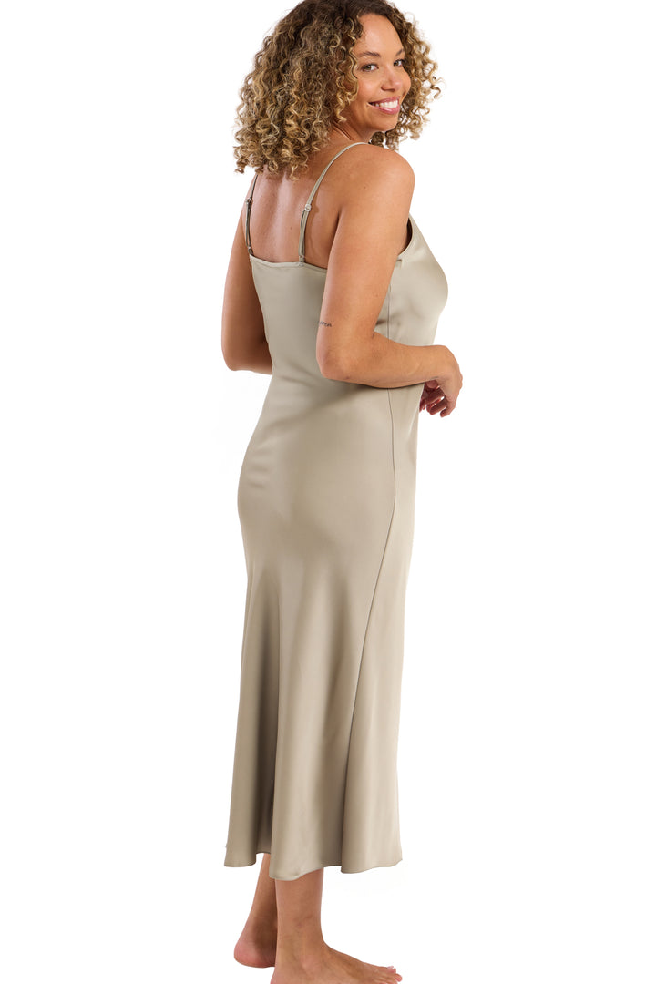 Indigo Sky Lana Long Satin Nightdress