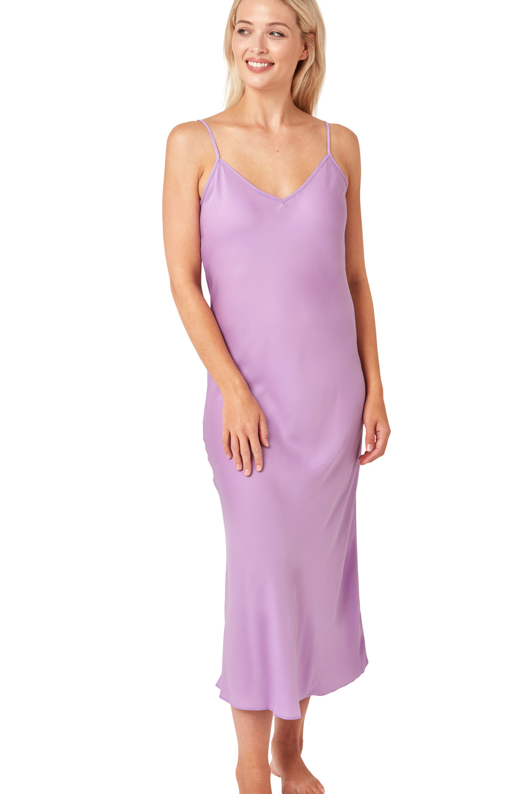Indigo Sky Lana Long Satin Nightdress