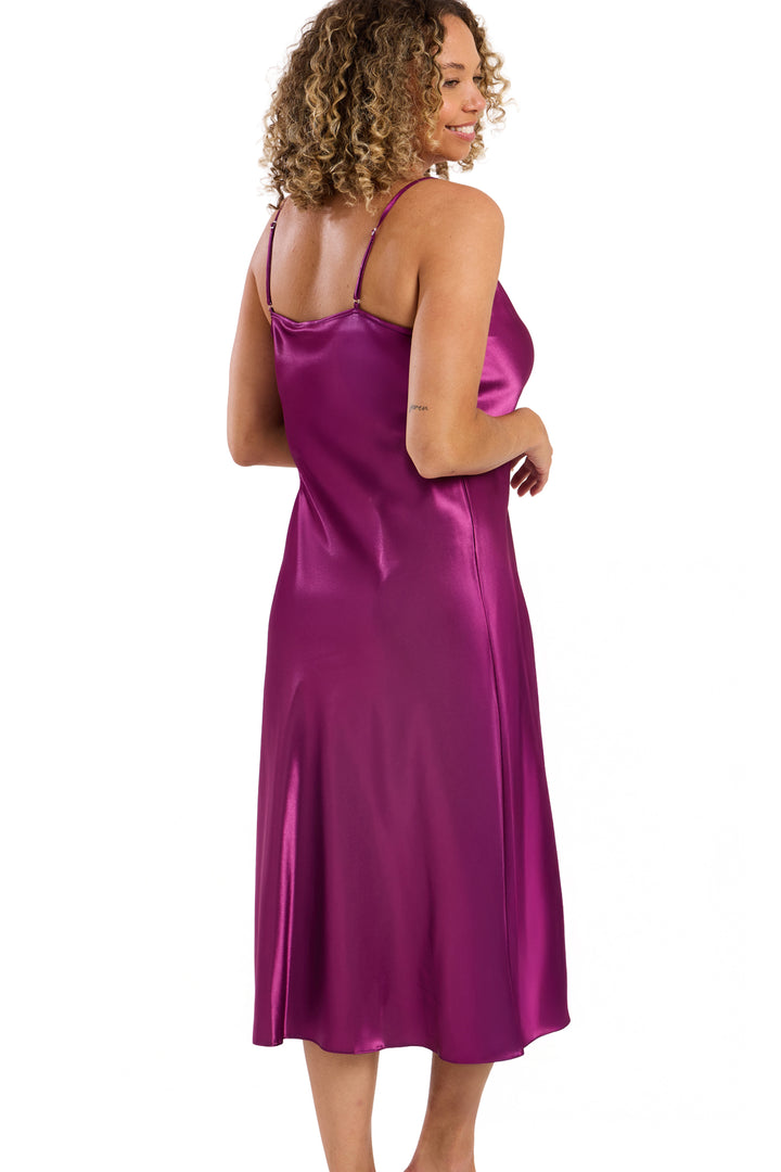 Indigo Sky Lana Long Satin Nightdress